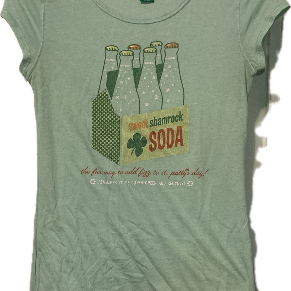 St patty’s day Green Sweet Shamrock Soda Graphic Tee